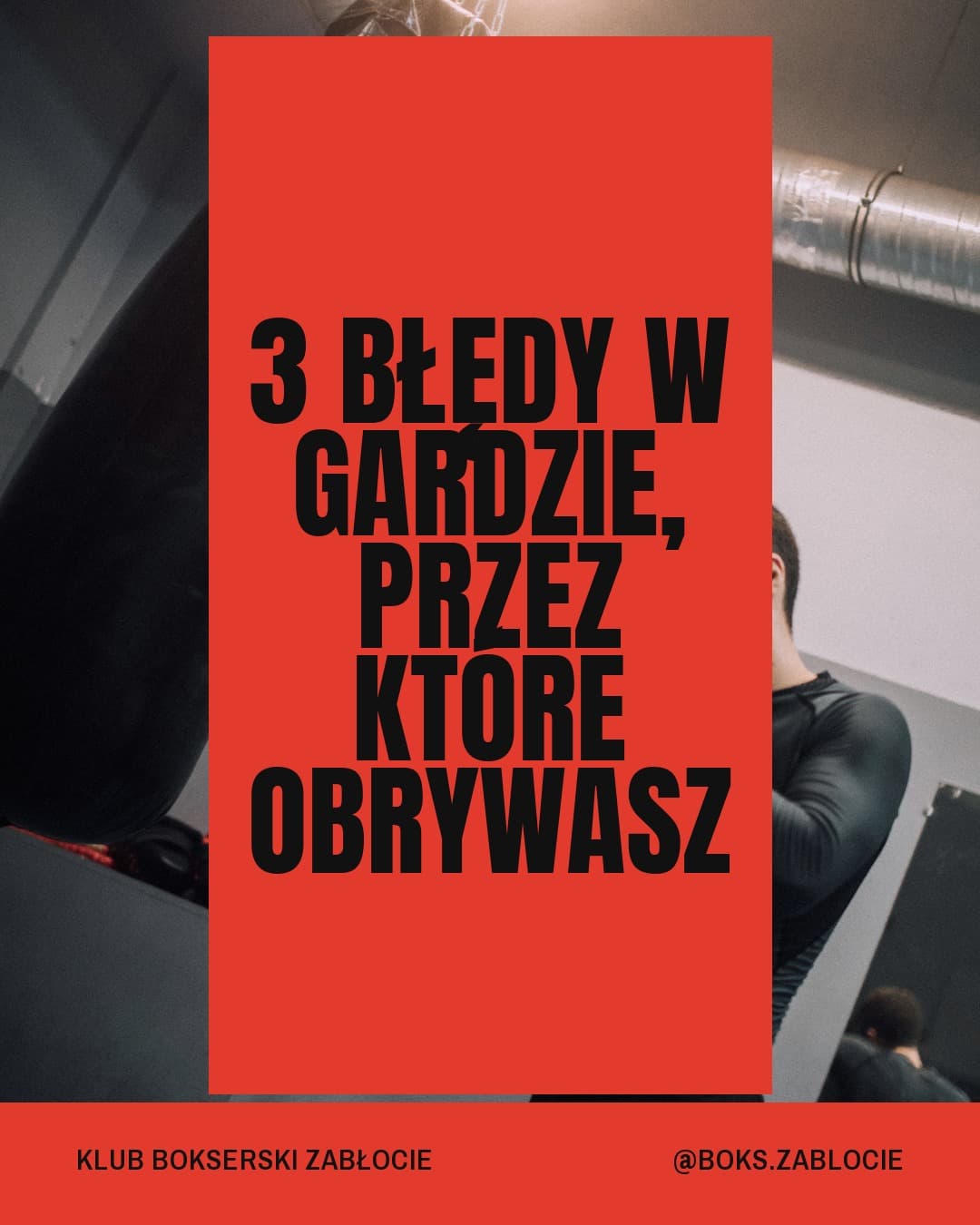Afisz, karuzela porady, slajd 1 z 5: 3 błędy w gardzie, przez które obrywasz