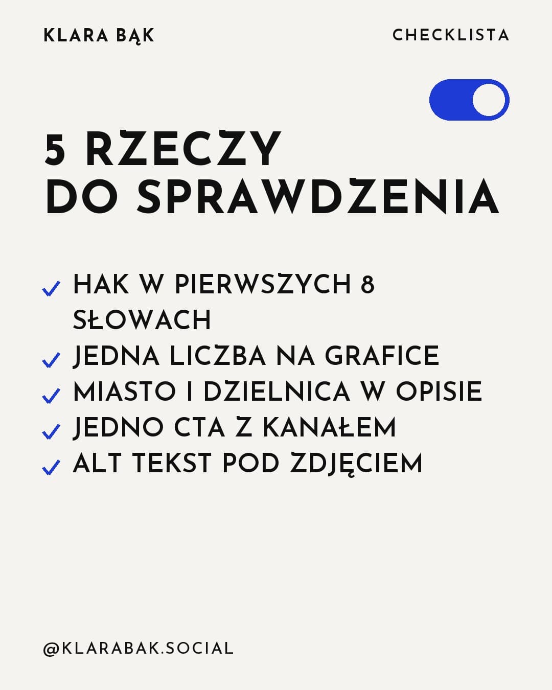 Kobalt, lista: 5 rzeczy do sprawdzenia