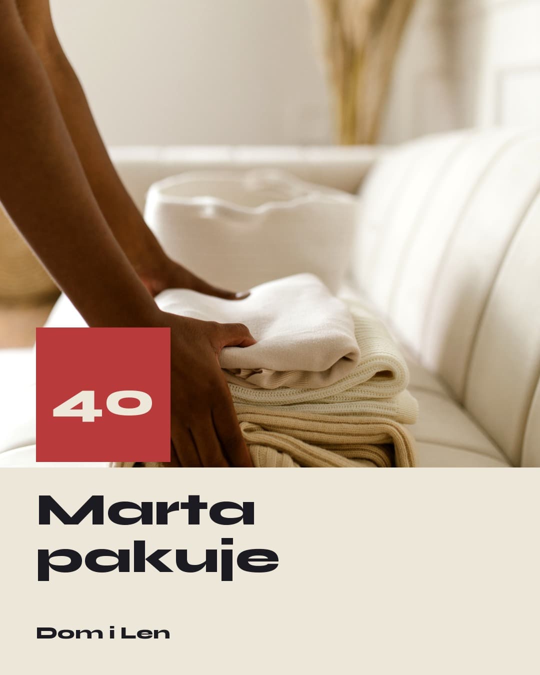 Koszyk, kulisy: Marta pakuje