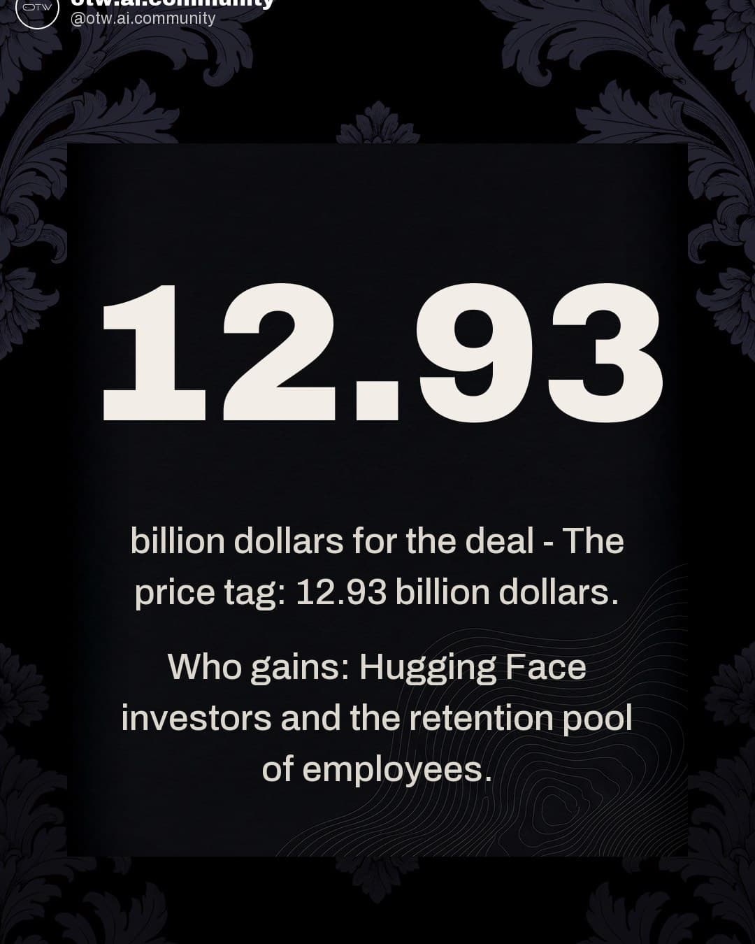 OTW, karuzela porady, slajd 4 z 7: Nvidia buys Hugging Face, home of 18 million AI builders