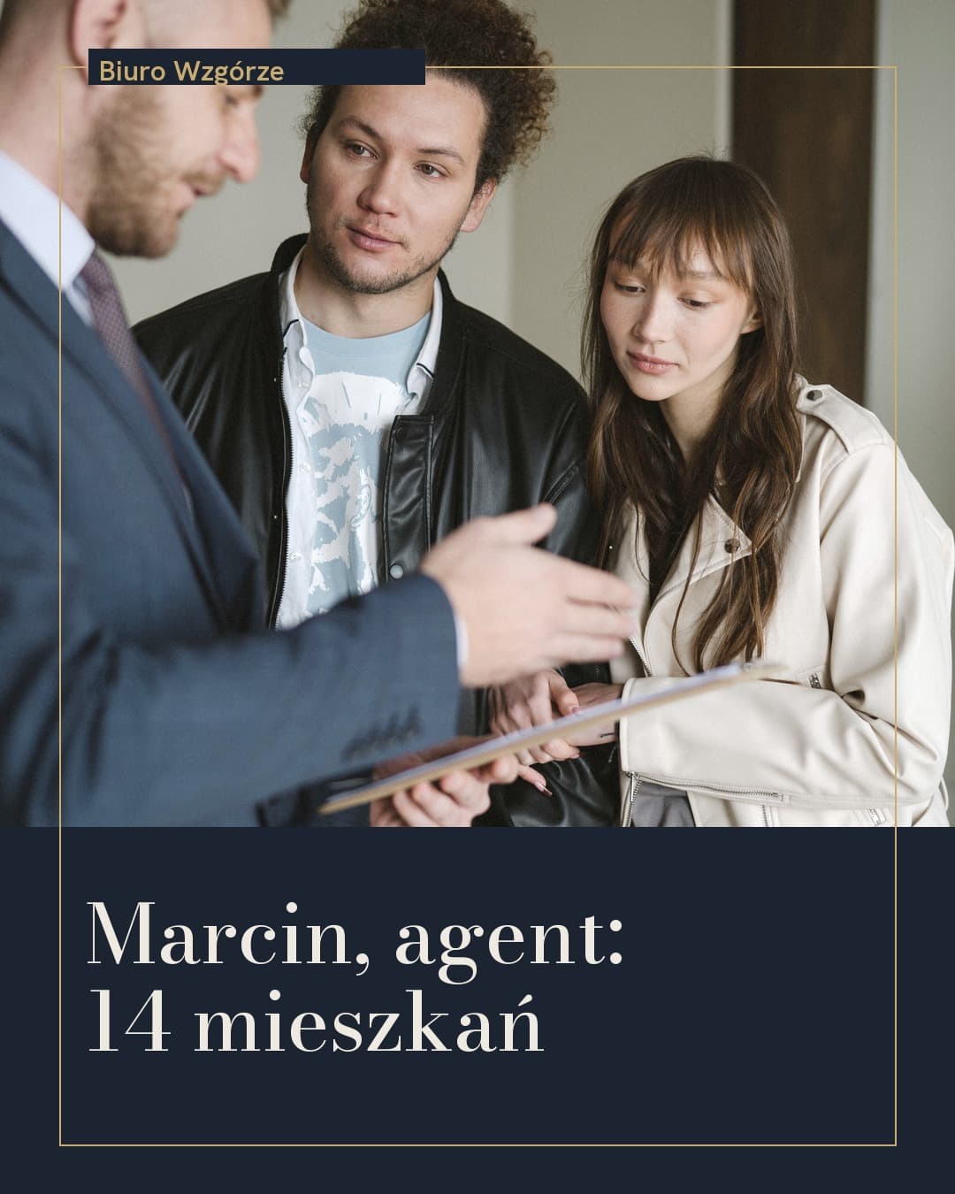 Parcela, kulisy: Marcin, agent: 14 mieszkań
