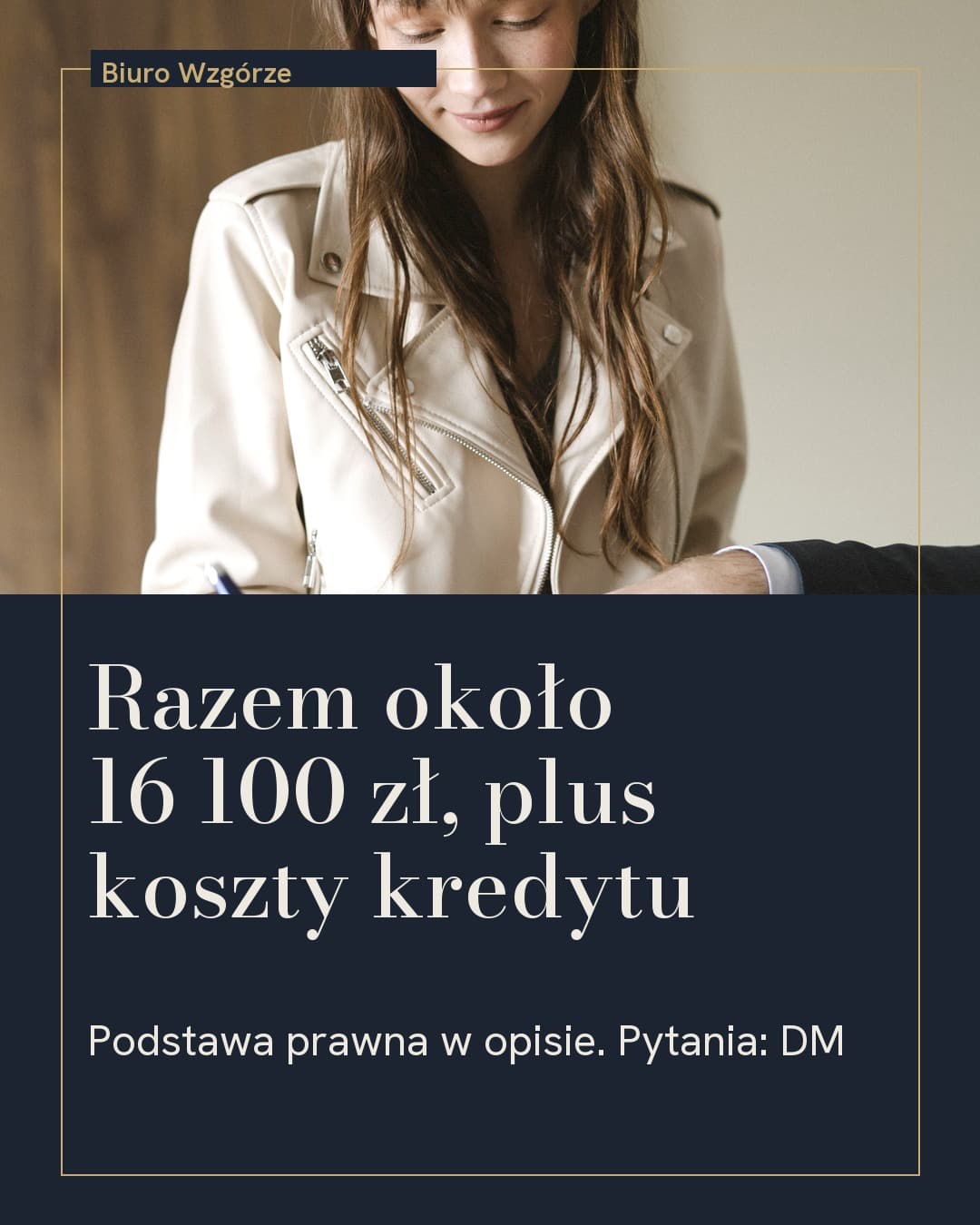 Parcela, karuzela porady, slajd 5 z 5: Razem około 16 100 zł, plus koszty kredytu