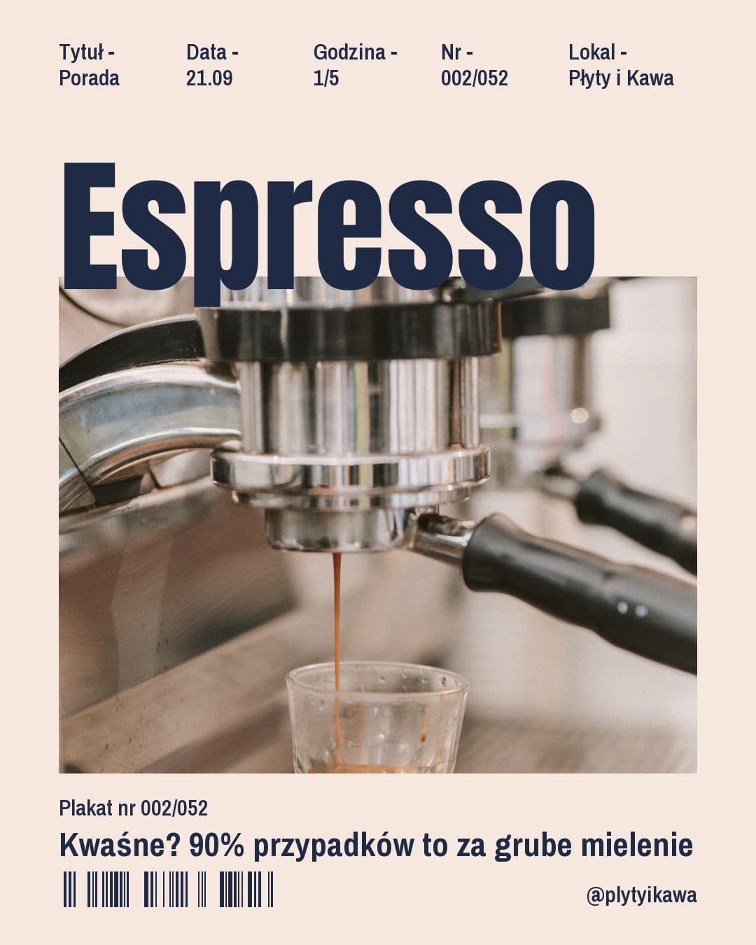 Retro, karuzela porady, slajd 1 z 5: Espresso