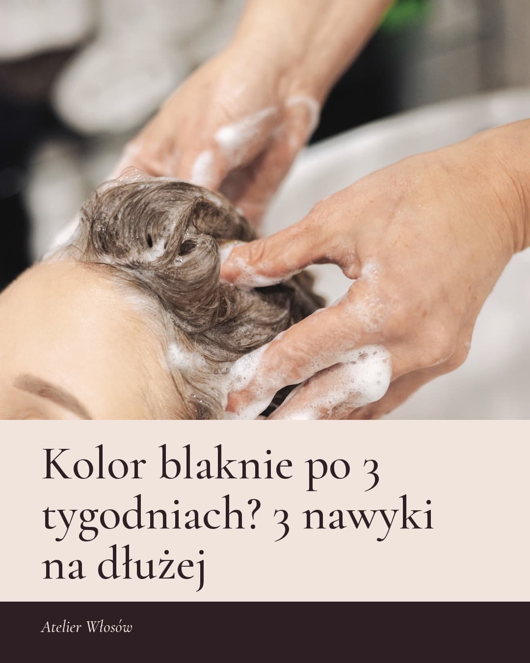 Salon, karuzela porady, slajd 1 z 5: Kolor blaknie po 3 tygodniach? 3 nawyki na dłużej