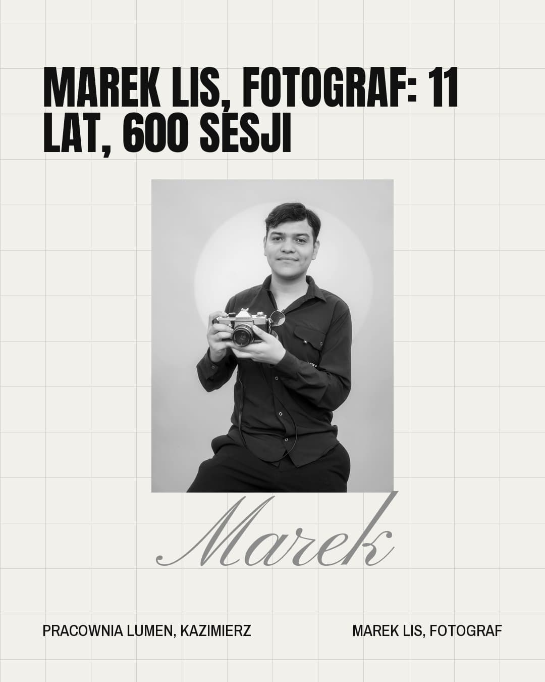 Stellar, kulisy: Marek Lis, fotograf: 11 lat, 600 sesji