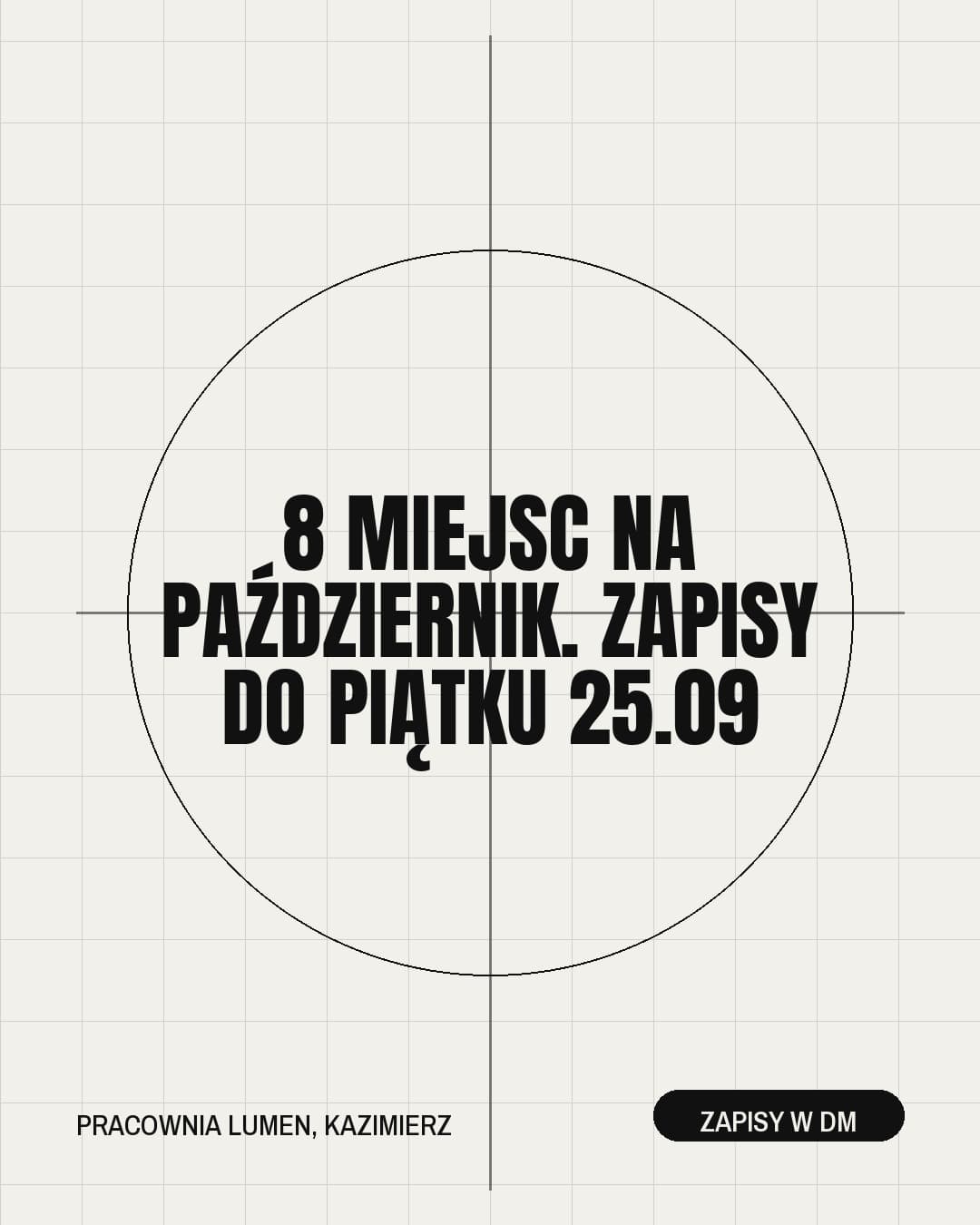 Stellar, karuzela porady, slajd 5 z 5: 8 miejsc na październik. Zapisy do piątku 25.09