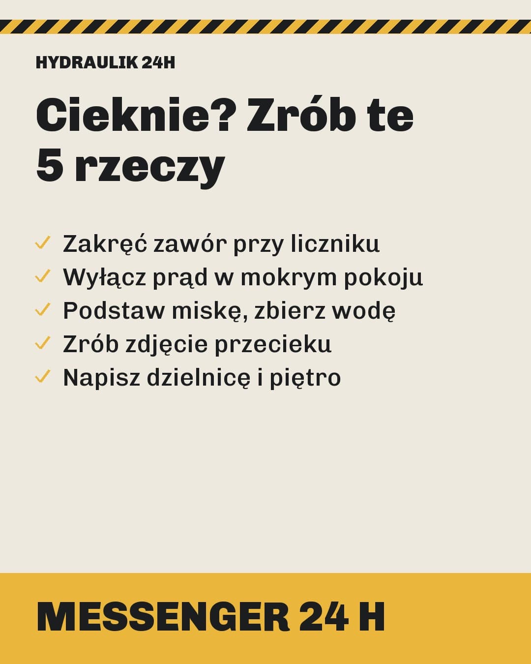 Warsztat, lista: Cieknie? Zrób te 5 rzeczy