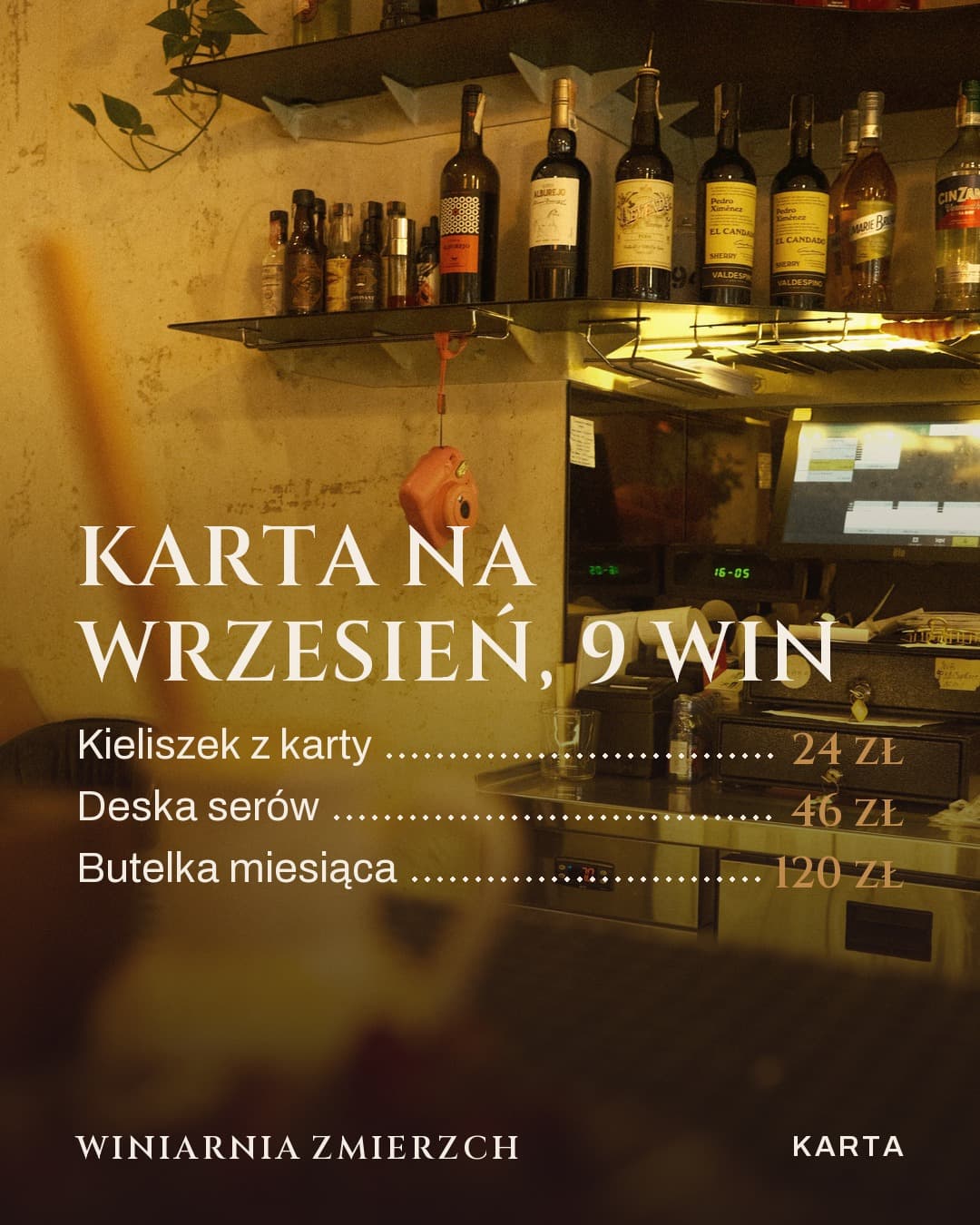 Zmierzch, oferta: Karta na wrzesień, 9 win