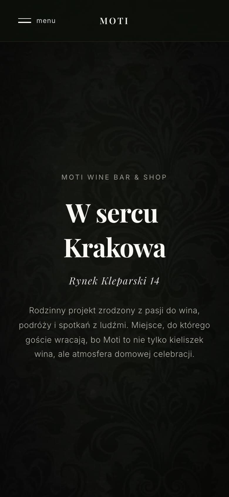 Moti Wine Bar & Shop - Wine bar na telefonie