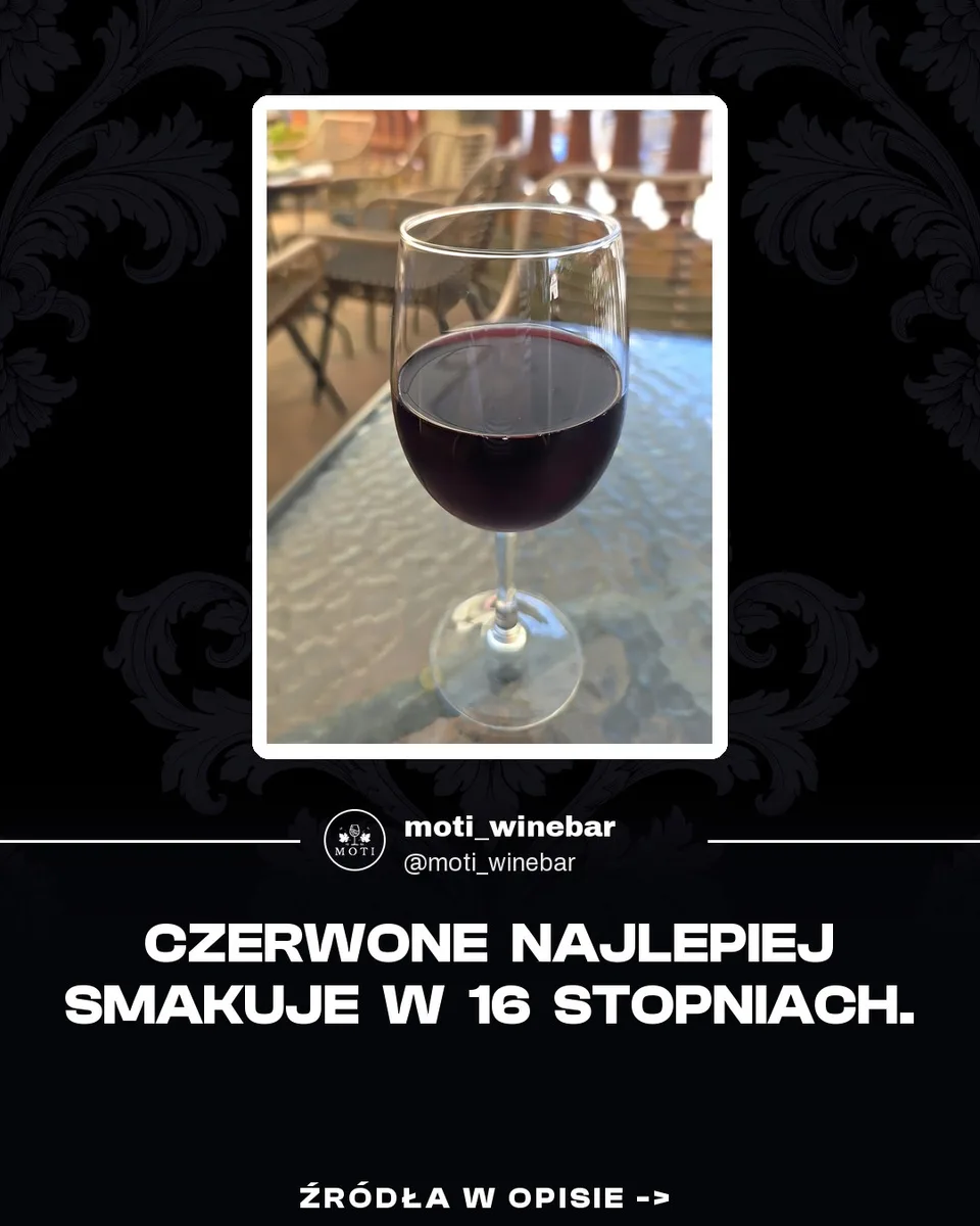 Moti Wine Bar, karuzela porady, slajd 1 z 5: W jakiej temperaturze podawać wino