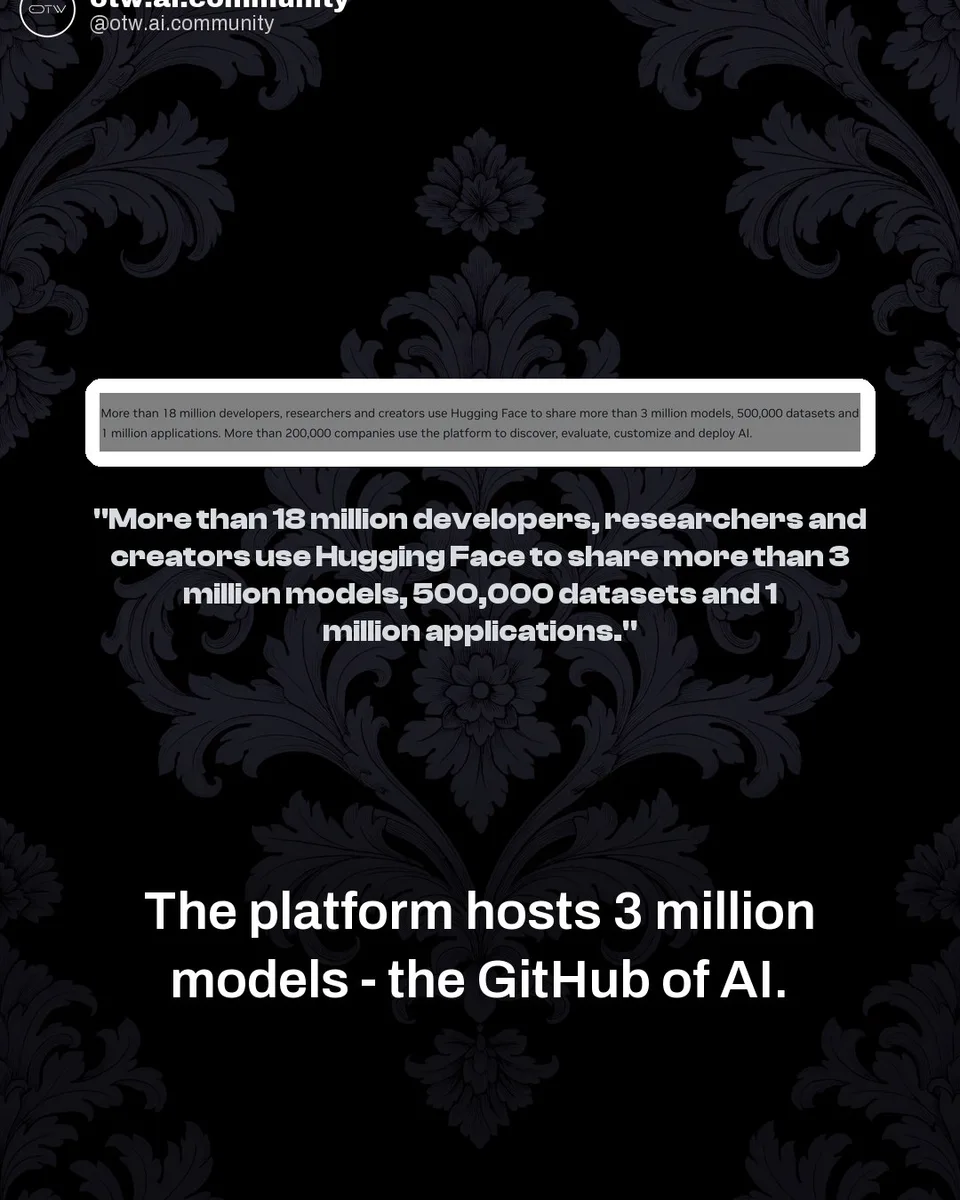 OTW, karuzela porady, slajd 2 z 7: Nvidia buys Hugging Face, home of 18 million AI builders