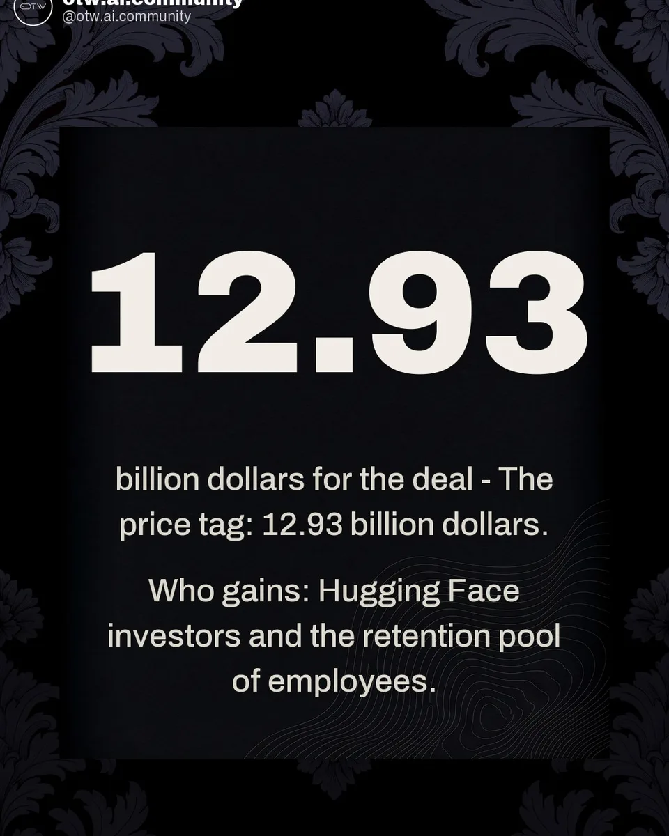OTW, karuzela porady, slajd 4 z 7: Nvidia buys Hugging Face, home of 18 million AI builders