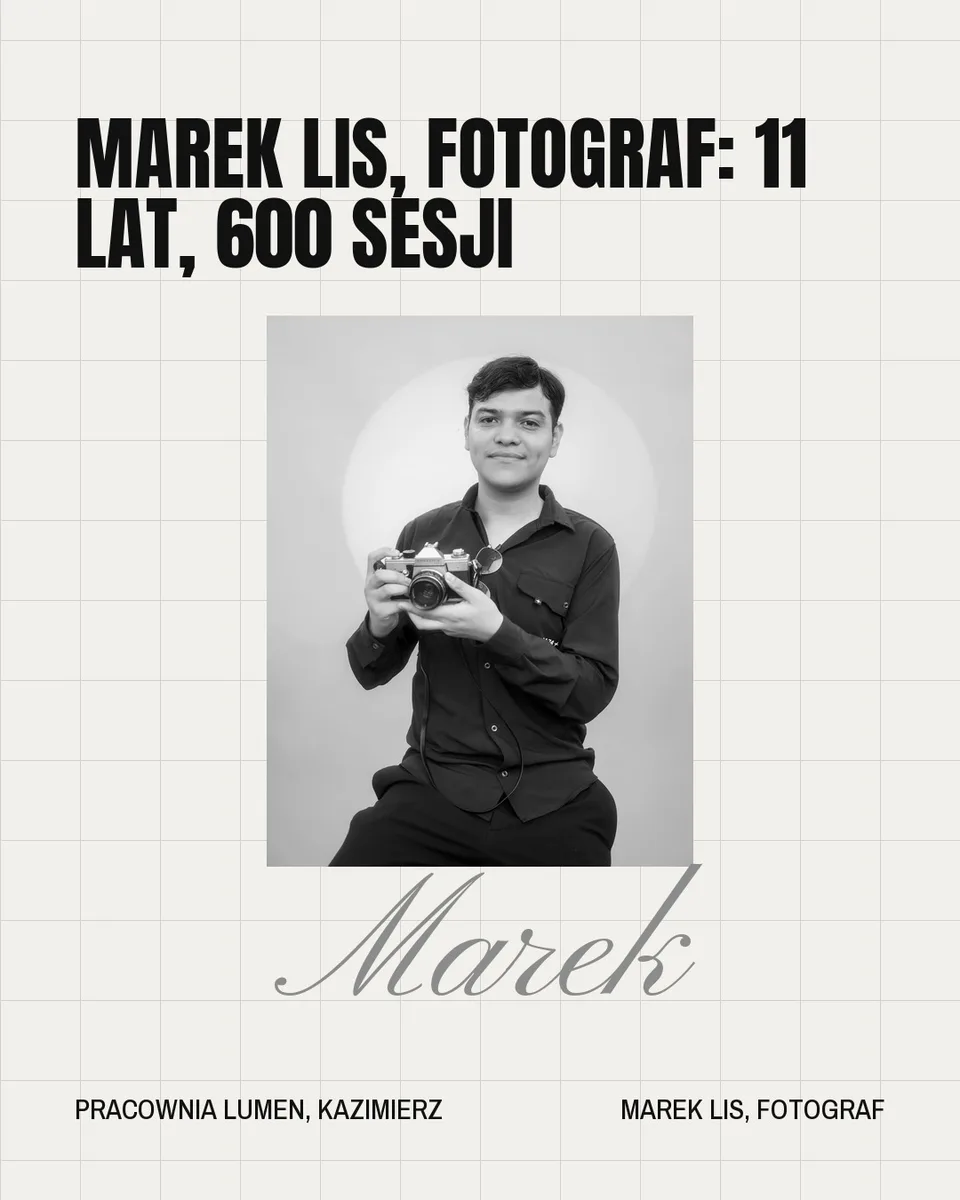 Stellar, kulisy: Marek Lis, fotograf: 11 lat, 600 sesji
