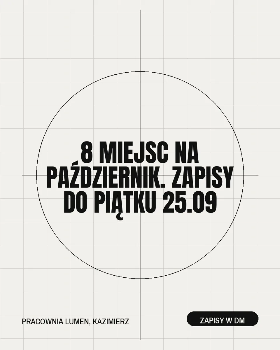 Stellar, karuzela porady, slajd 5 z 5: 8 miejsc na październik. Zapisy do piątku 25.09